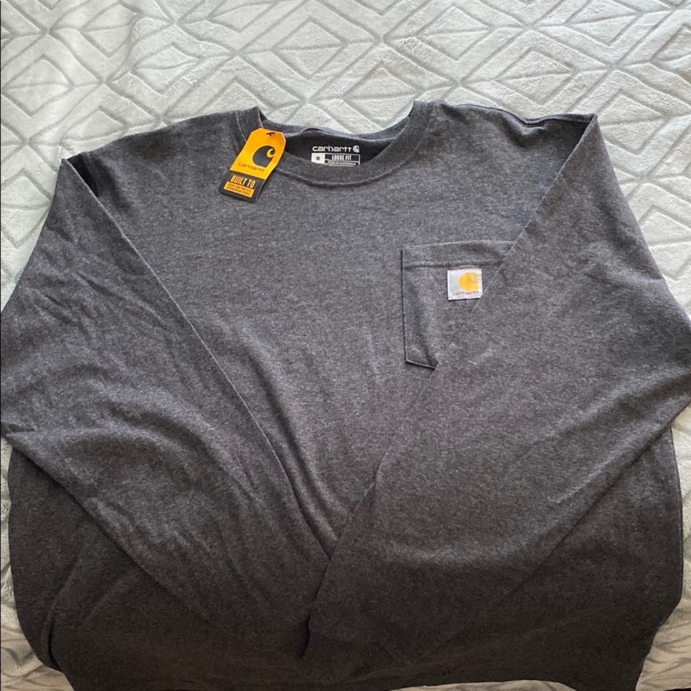 Carhartt Gray Long Sleeve Tee